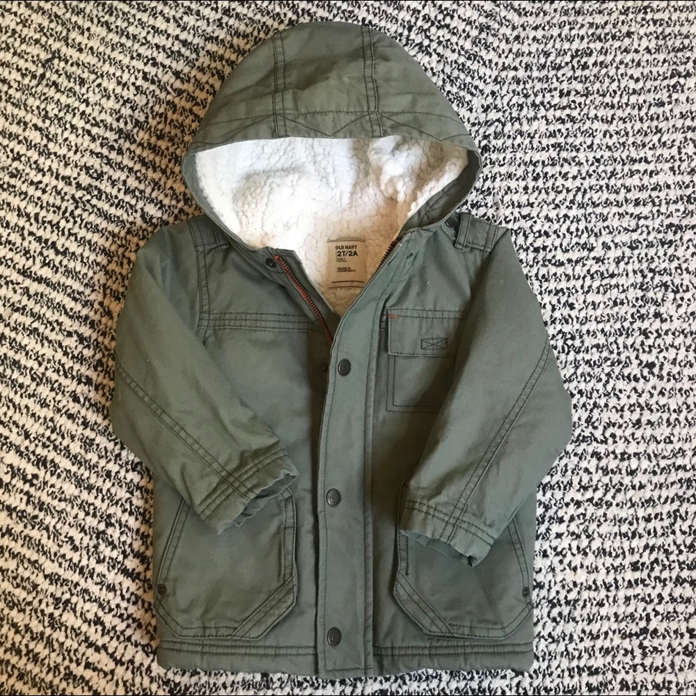 Sherpa Lined Coat- 2T